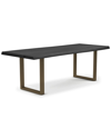 Urbia Brooks 79in U Base Dining Table In Black