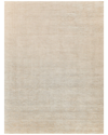 Exquisite Rugs Tangaro Hand-loomed Bamboo Silk And Banana Silk Rug In Beige