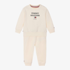 TOMMY HILFIGER IVORY ORGANIC COTTON BABY TRACKSUIT