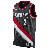 Nike Portland Trail Blazers Icon Edition 2022/23  Men's Dri-fit Nba Swingman Jersey In Black