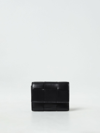 Bottega Veneta Intreccio Leather Bi-fold Wallet In Black