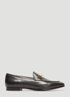 GUCCI JORDAAN LEATHER LOAFERS