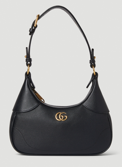Gucci Soft Hobo Shoulder Bag In Black