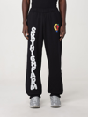 Sky High Farm Brushed Cotton Joggers With Printed Logo In Black