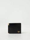 TOM FORD WALLET IN CROCO PRINT LEATHER,F11134002