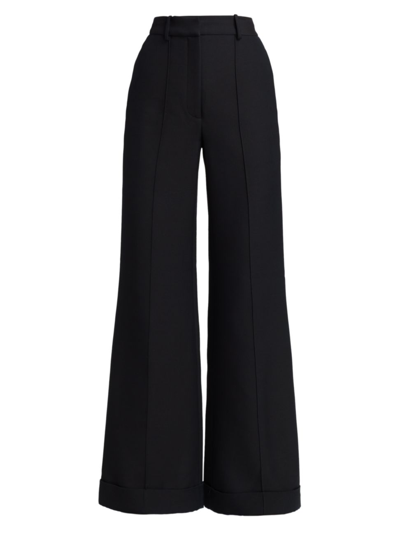 Adam Lippes Women's Bettina Radzimir Wool Trousers In Black