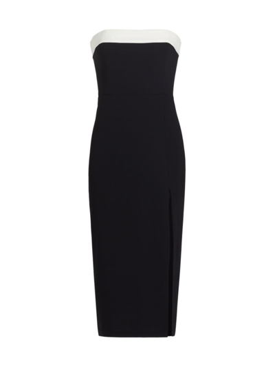 Amanda Uprichard Mandy Midi Dress In Black