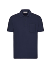 VALENTINO MEN'S COTTON PIQUÉ POLO SHIRT WITH ROCKSTUD UNTITLED STUDS