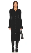 Paige Sundara Midi Dress In Black