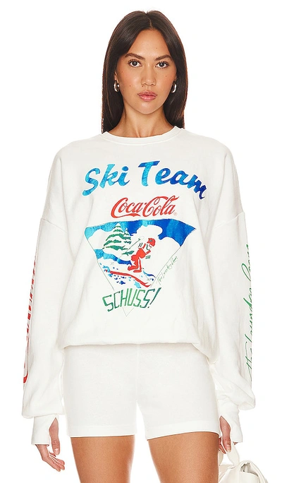 The Laundry Room Coca Cola Ski Team Jumper In White