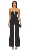 Good American Crystal Scuba Jumpsuit In Black001