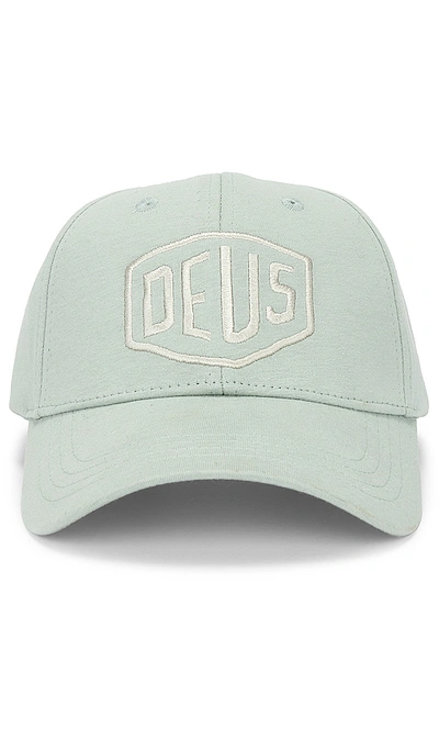 Deus Ex Machina Premium Shield Trucker Hat In White