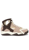 Nike Air Flight Huarache "baroque Brown" Sneakers In Hemp  Sesame  Baroque Brown  & Coconut M