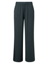 WEWOREWHAT WOMEN'S HEATHERED JERSEY WIDE-LEG trousers