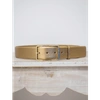 ABRO GOLD BELT WITH SQUARE BUCKLE