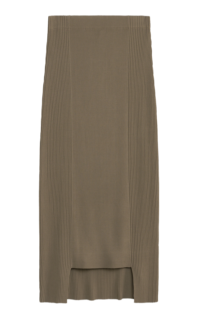 By Malene Birger Asymetrical Maxi Skirt In Brown