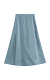 By Malene Birger Pleated Maxi Skirt In Blue