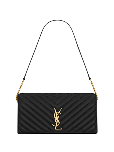 Saint Laurent Women's Kate 99 Bag In Quilted Nappa Leather In Black