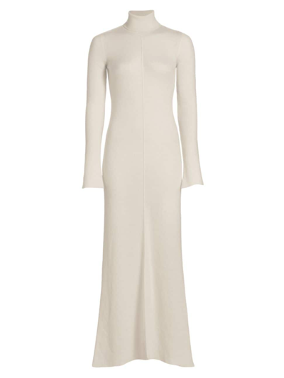 Zeynep Arcay Women's Turtleneck Maxi Dress In Off White