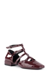 Seychelles Kissing Booth Heeled Sandal In Burgundy, Women's At Urban Outfitters In Red