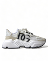 DOLCE & GABBANA WHITE BASSA DAYMASTER SPORT SNEAKERS SHOES