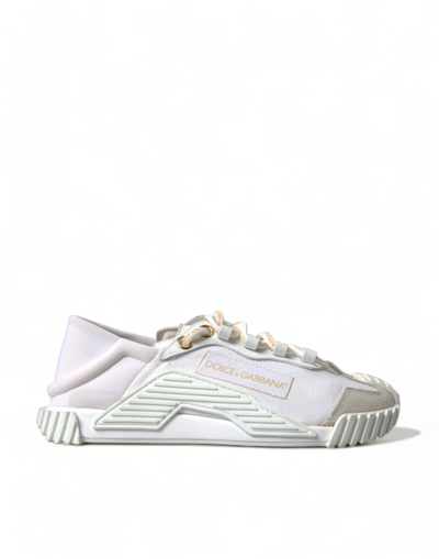 Dolce & Gabbana White Ns1 Low Top Sports Women Sneakers Shoes