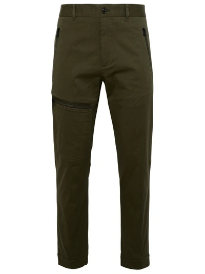 Moncler Green Cotton Pants