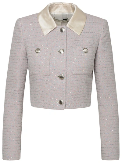 Alessandra Rich Pink Cotton Blend Jacket