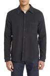 CITIZENS OF HUMANITY LUCA BUCKET DYE KNIT BUTTON-UP SHIRT