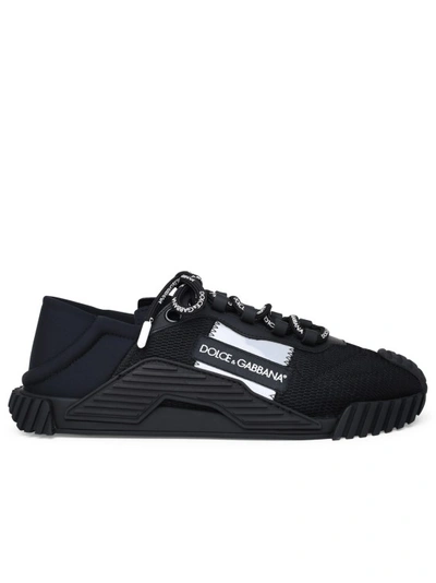 Dolce & Gabbana Black Nylon Blend Ns1 Sneakers