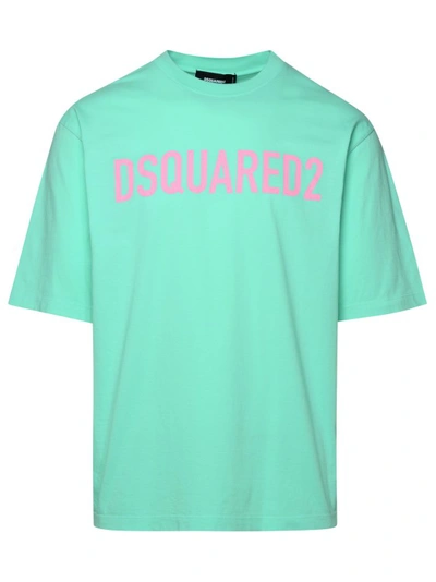 Dsquared2 Loose Fit Green T-shirt