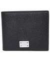 DOLCE & GABBANA DAUPHINE WALLET IN BLACK LEATHER