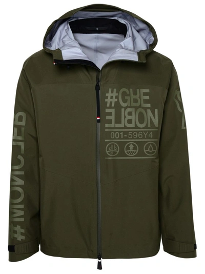 MONCLER FEL GREEN POLYESTER JACKET