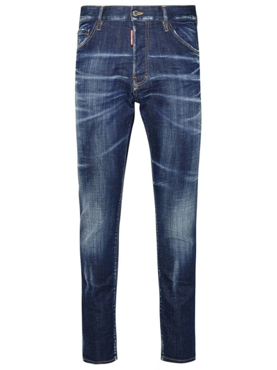 DSQUARED2 DSQUARED2 COOL GUY BLUE COTTON JEANS