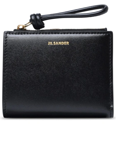 Jil Sander Black Calf Leather Wallet