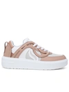 STELLA MCCARTNEY S WAVE 1 SNEAKERS IN A POWDER POLYESTER BLEND