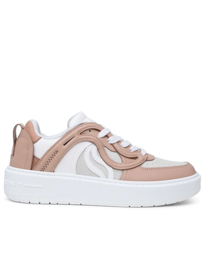 Stella Mccartney S-wave 1 Contrast Trainers In Beige