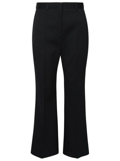 Lanvin Wool Trousers In Black