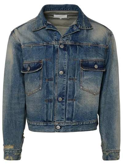 MAISON MARGIELA BLUE DENIM DÉCORTIQUÉ JACKET