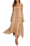 Petal And Pup Womens Vikki Dress In Gold