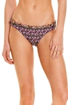 Agua Bendita Pam Bikini Bottoms In Purple Multicolor