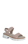 Paul Green Tasha Lug Sole Sandal In Frappe Soft Patent