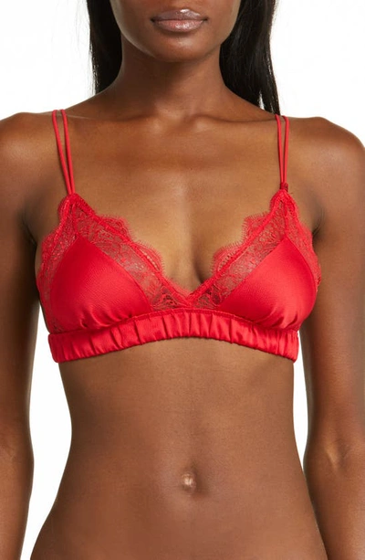 Love Stories Bralette Love Lace In Red