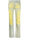 Shop Diesel Yellow 1989 D-mine Straight Leg Jeans