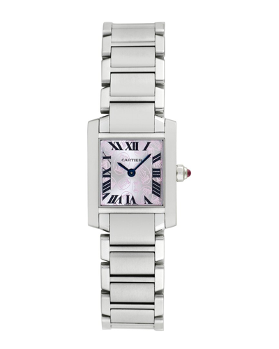 Cartier Women's Tank Francaise Watch, Circa 2000s (authentic ) In White