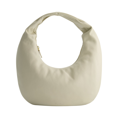Fred Segal Rounded Soft Hobo Bag In White