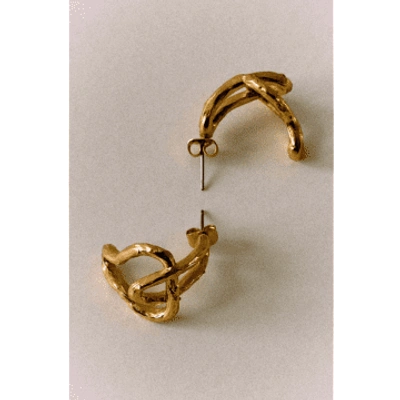 Sessun Tahaa Doré Earrings In Gold
