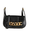 Valentino Garavani Woman Cross-body Bag Black Size - Soft Leather