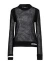 Calvin Klein 205w39nyc Woman Sweater Black Size S Wool, Mohair Wool, Cashmere, Polyester, Polyamide