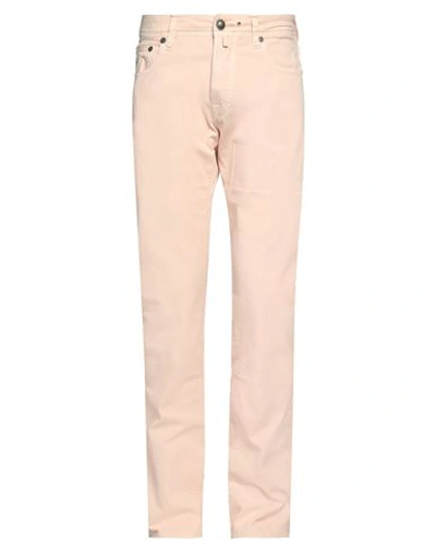 Jacob Cohёn Man Pants Light Pink Size 31 Cotton, Elastane